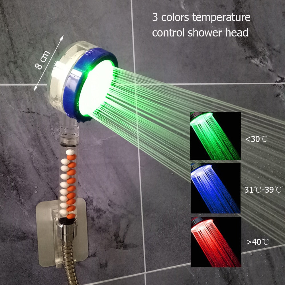 Colorful LED Shower