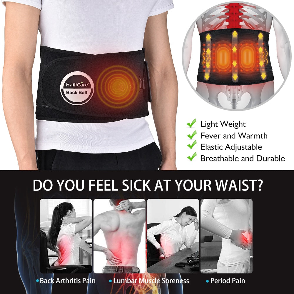 Electric lumbar massage