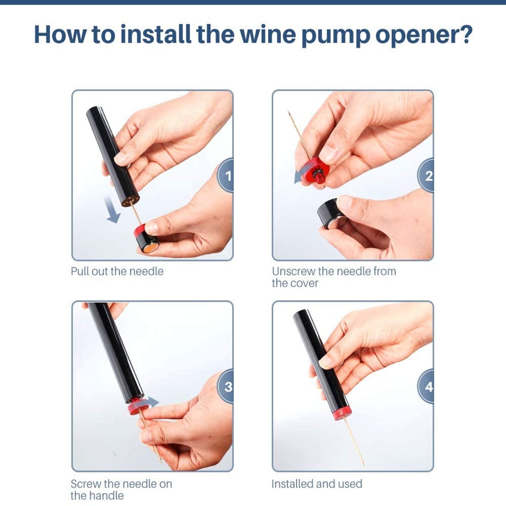 Air Pressure Pump Bottle Opener