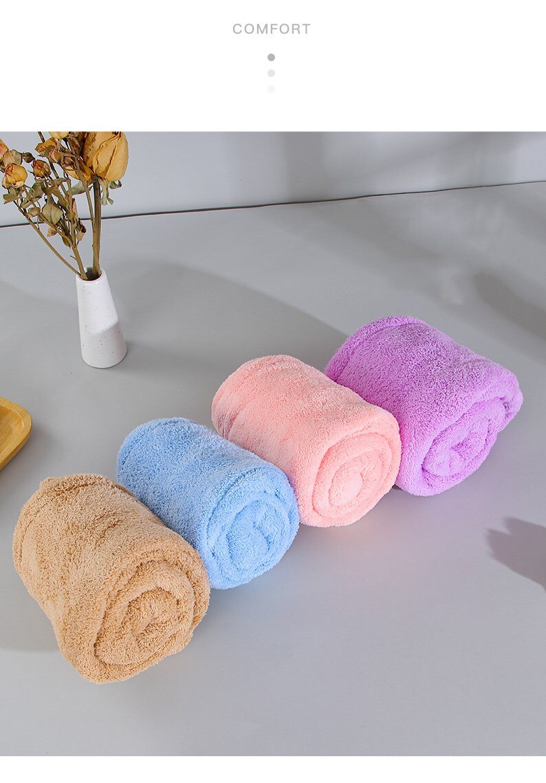 Rapid drying hair towel