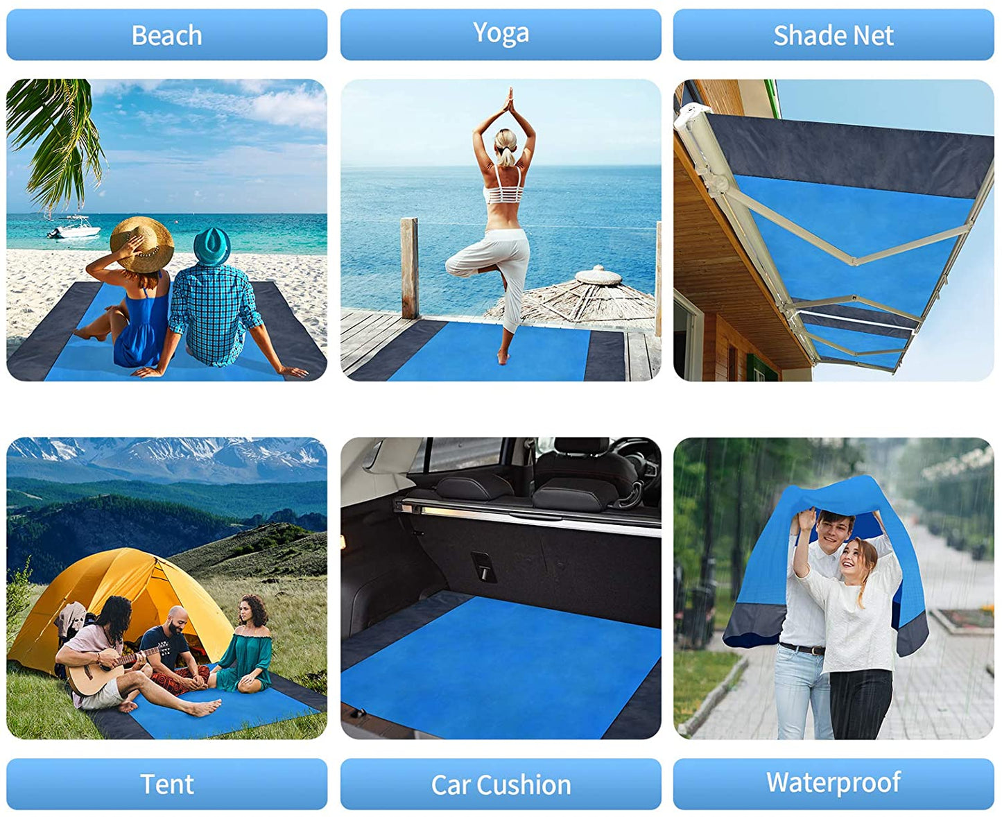 Lightweight Sand Free Beach Mat