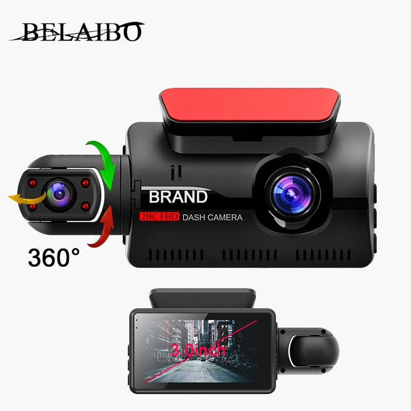 2 Lens Car Video recorder