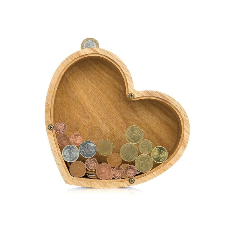 Piggy Bank-Wood Gift For Kids