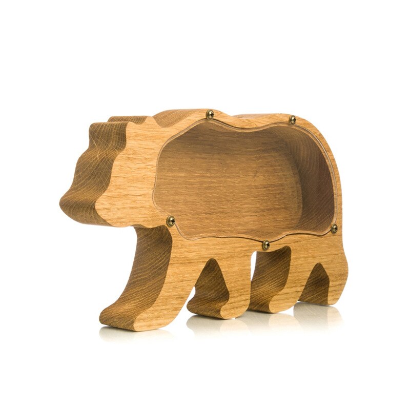 Piggy Bank-Wood Gift For Kids