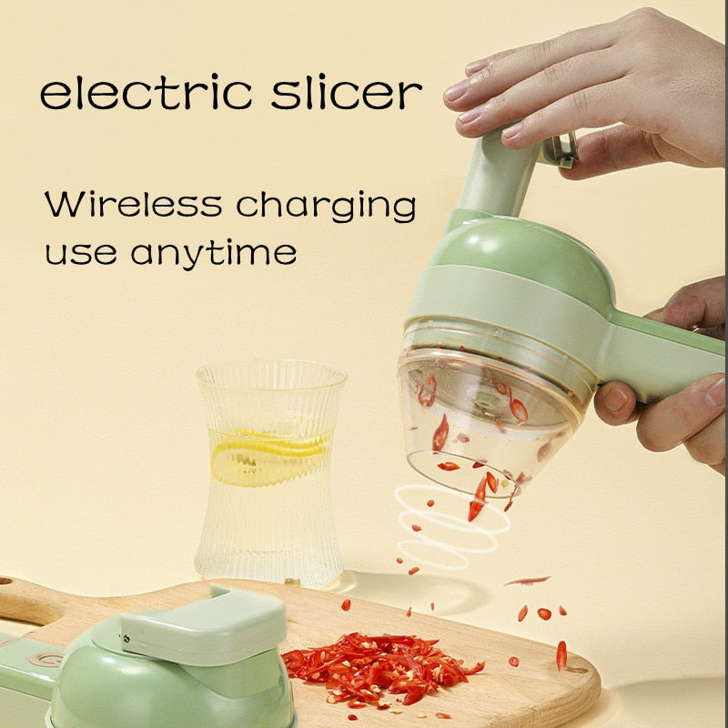 Multifunctional wireless electric grinder