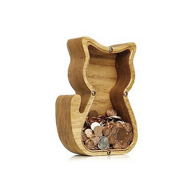 Piggy Bank-Wood Gift For Kids