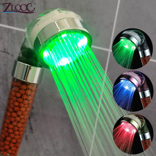 Colorful LED Shower