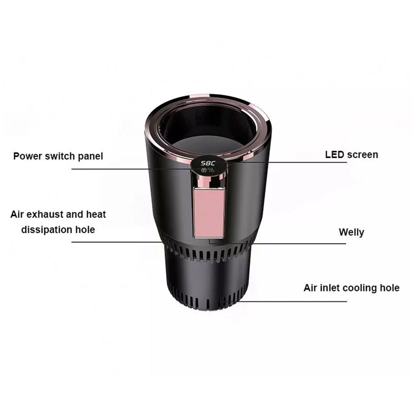 2-In-1 Smart Cooling Heating Car Cup