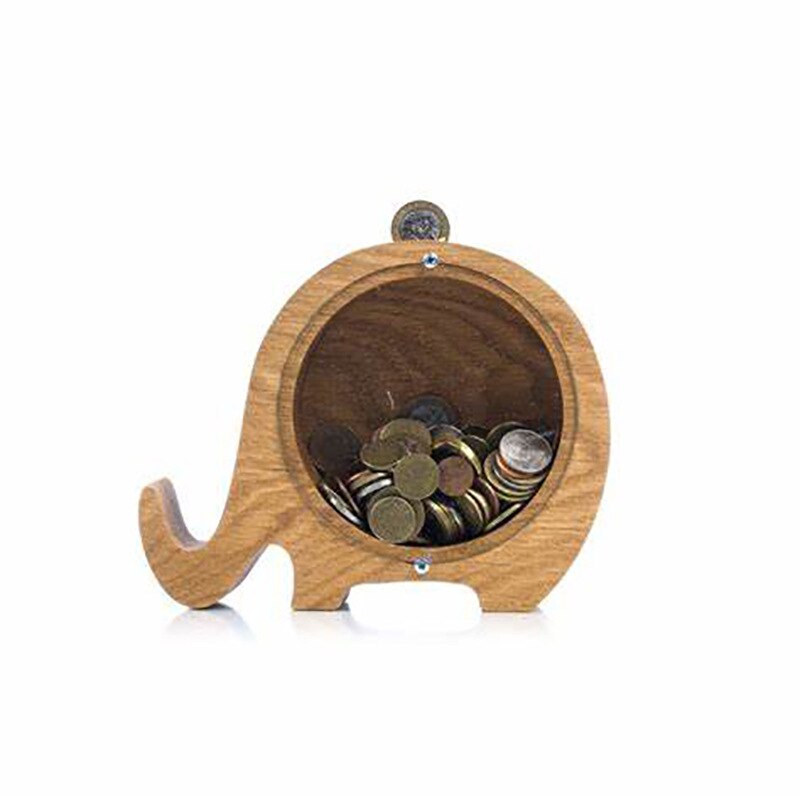 Piggy Bank-Wood Gift For Kids