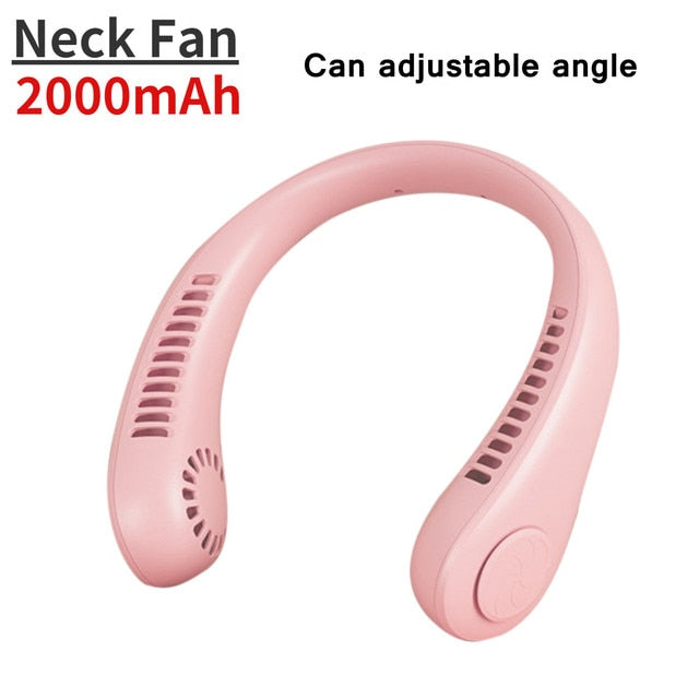 Mini Bladeless Portable Fan Hanging Neck